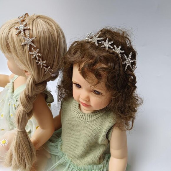 Flower Girl Hair Accessories Pearl Tiara for Wedding and Bridal Celebrations - Picture 6 of 6